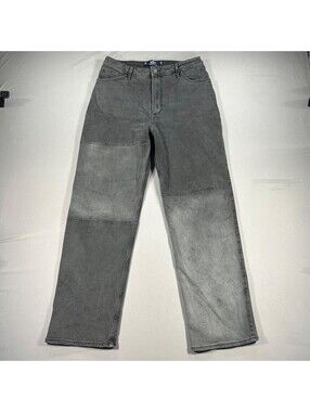 Hollister Ultra High Rise Dad Jeans 11R - 30W x 30L Dark Wash Womens